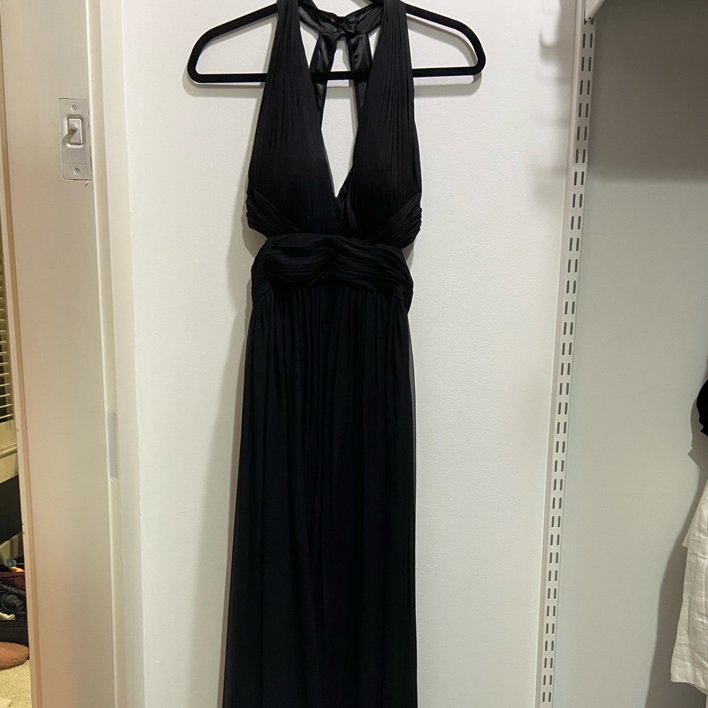 Aidan Mattox Black Prom Dress